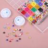 Bead Bracelet Making Kit with Mixed Color Animal Fruit Flower Letter Beads for Jewelry Making