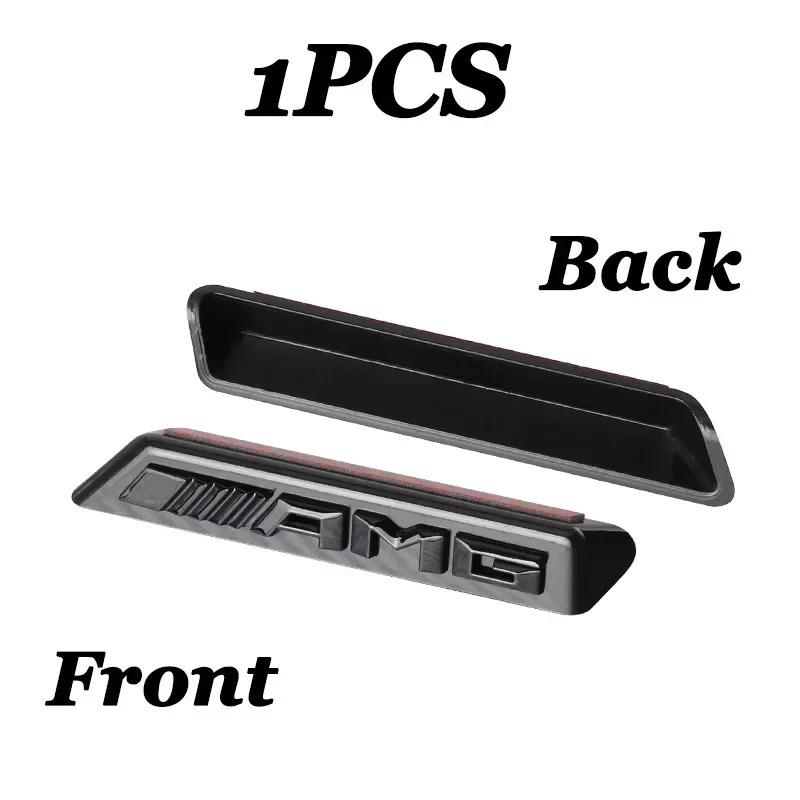 3D ABS Car Sticker Front Grille Emblem Decoration Accessories for Mercedes Benz AMG E C G M R S Class W176 W204 W212 GLC CLA GLA VT1