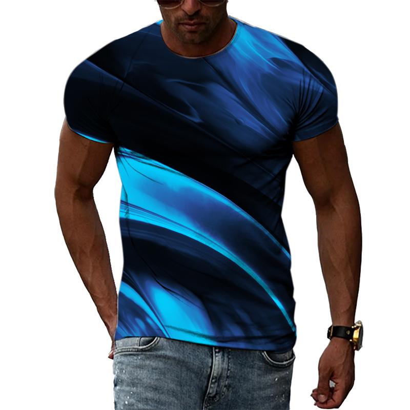 

Мужская футболка с 3D принтом граффити в стиле хип-хоп, индивидуальные модные уличные топы с круглым вырезом, повседневные футболки с короткими рукавами с красивым узором 6XL