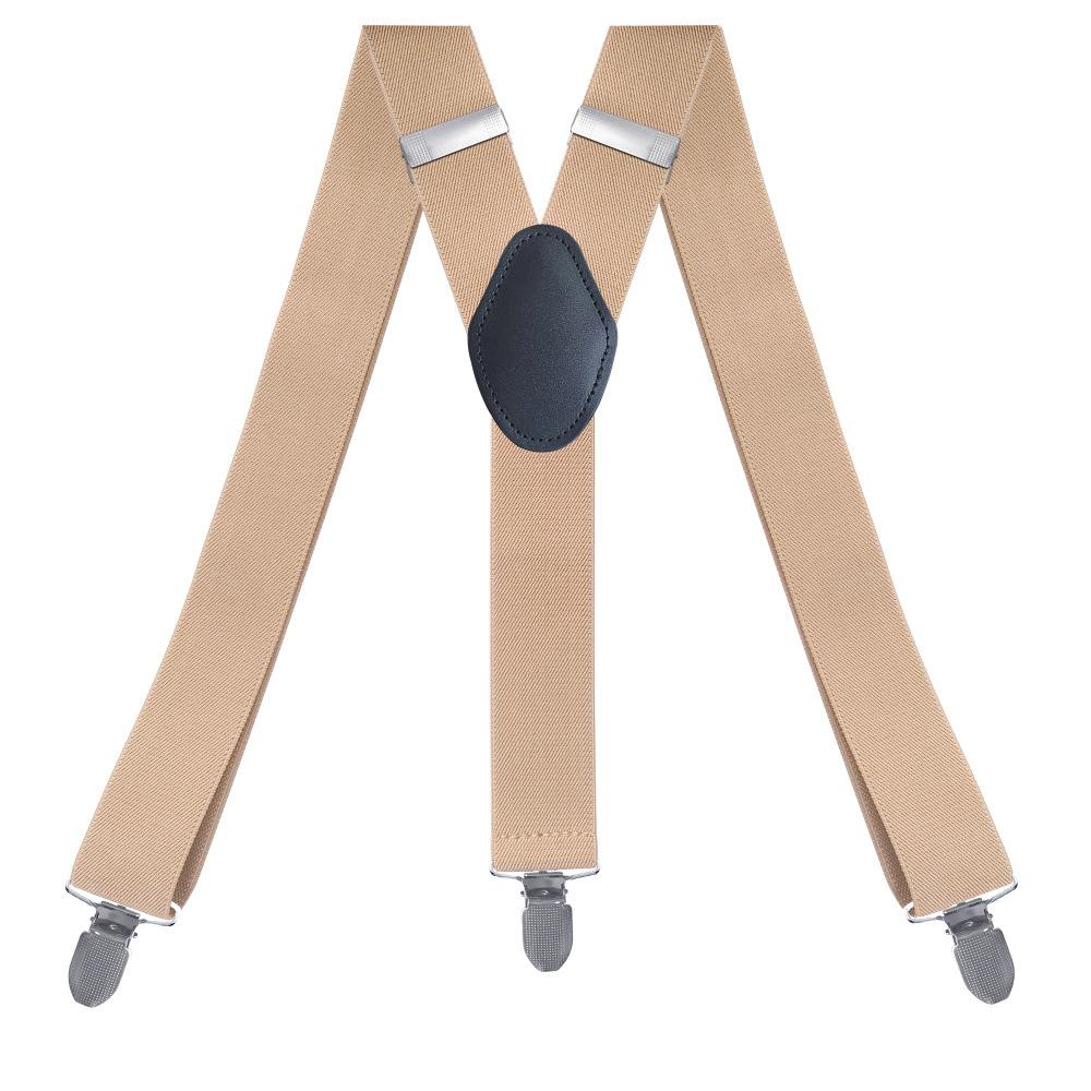 Man's Suspenders Fashion Braces  New Adjustable Suspenders Strong 3clasps Casual Male Suspenders
