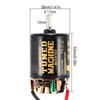 Bürstenmotor, 540 Bürstenmotor 80T Ersatz für Axial SCX10 AXI03007 90046 TRAX4 D90 MST Fernbedienung