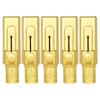 Brass Metal Eb Sax Mouthpieces Altos Saxophone Mouthpiece with Caps and Ligatures for Professionals and Beginners