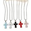 Cool Dopamine Religion Cross Pendant Necklace Niche Design All-Match Baptism Clavicle Necklace
