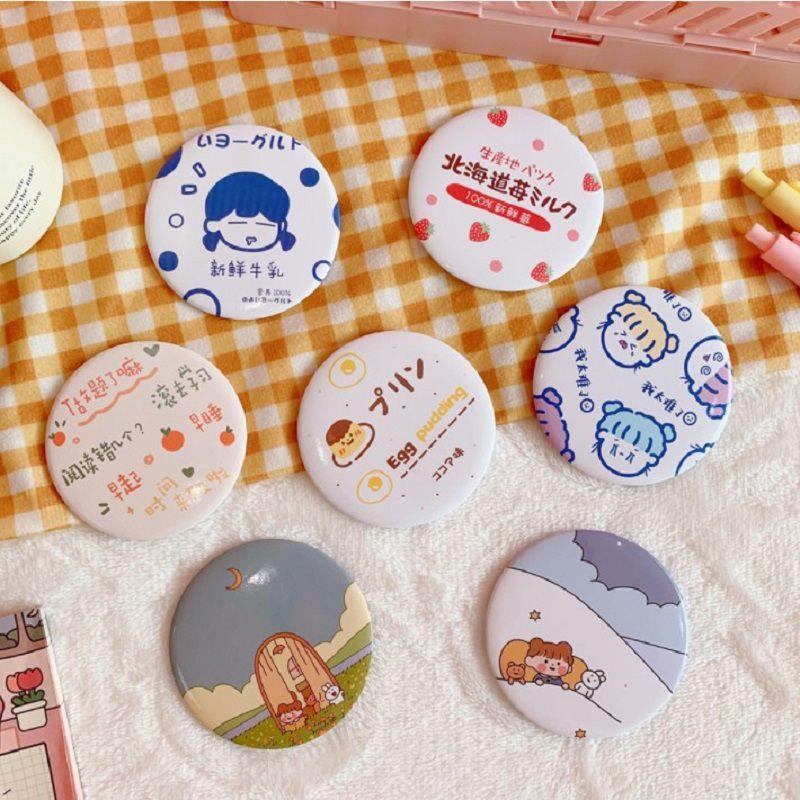 Fashion Mini Makeup Mirror Pocket Compact Cosmetic Vanity Girls Mirror
