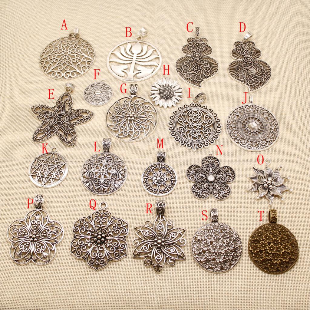 

1 шт., серебряный цветок, подвески для изготовления ювелирных изделий, вечерние украшения «сделай сам», HJ222