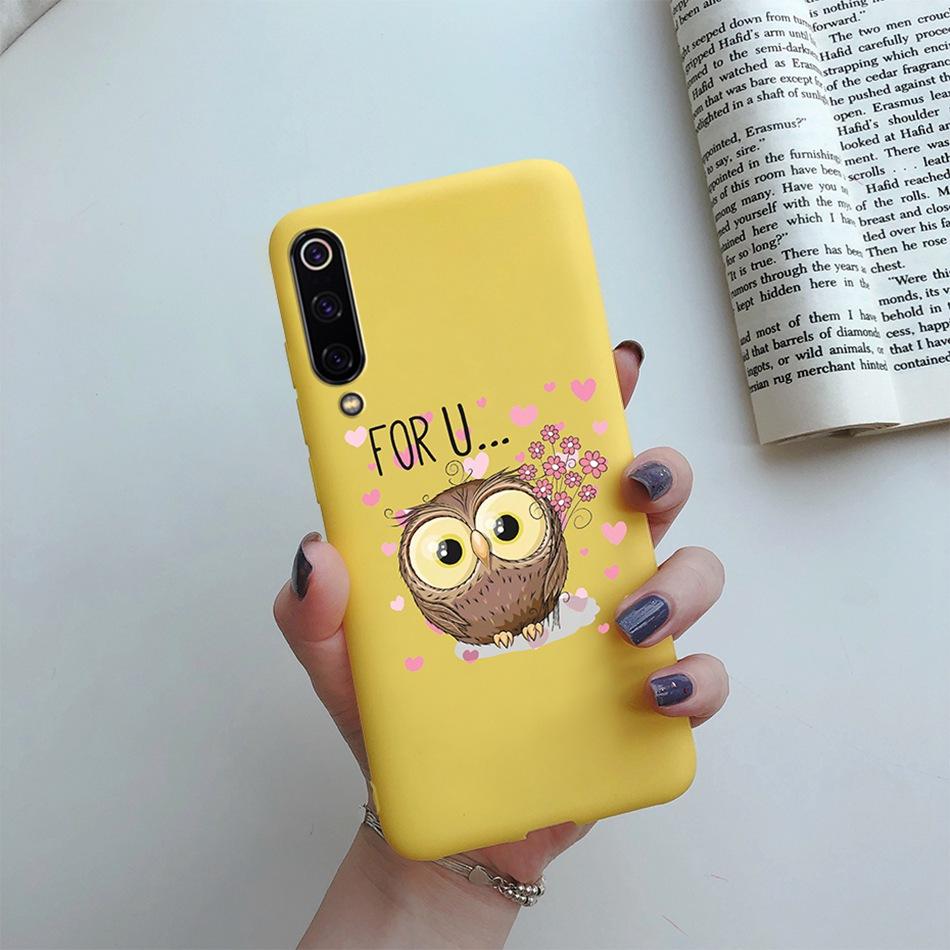 Case For Xiaomi Mi 8 9 Lite SE Fashion Silicone Love Heart Sunflower Phone Case Cute Cover Coque on Mi8 Mi9 9SE 8Lite 9Lite Case
