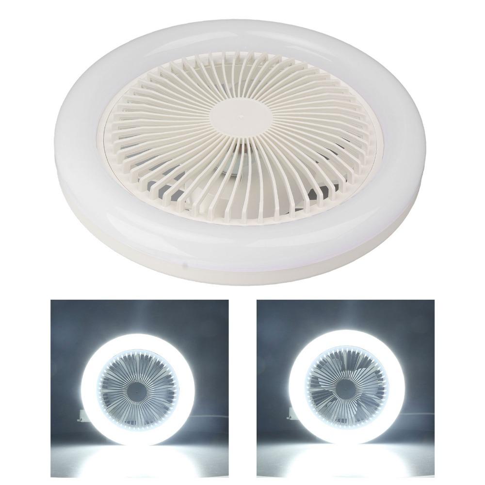 

E27 Ceiling Fan Light AC 85-265V Small Ceiling Fan Modern Quiet Ceiling Fan Living Room білий
