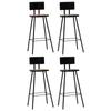 Day and Night - Day and Night Kitchen Stools 4 Units Recycled Solid Wood