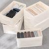 New Washable Oxford Fabric Folding CD Storage Box Underwear Foldable Bins Toys Organizer With Lid Storage Basket Laundry Basket