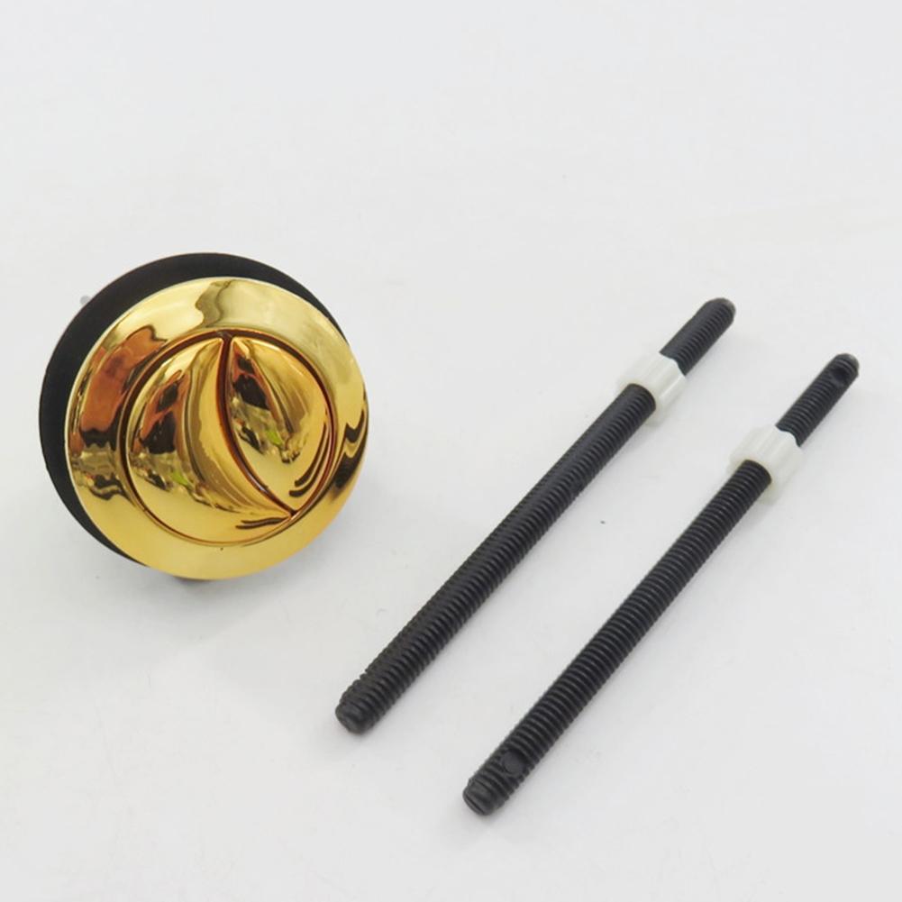 Dual Flush Mechanical Top Flush Valve Push Button Stainless Steel