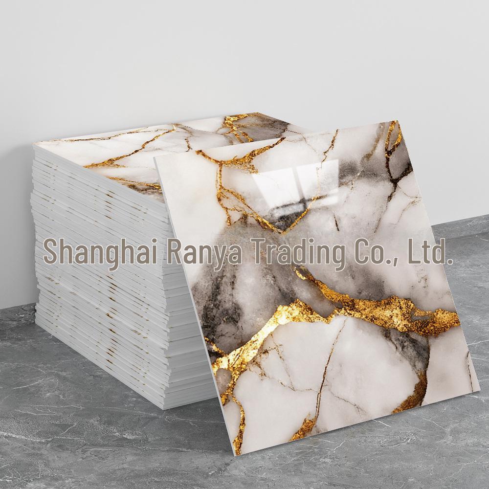 Fliesenimitat 3D Wandaufkleber: Selbstklebende Aluminium-Kunststoff-Paneele für Badezimmer- und Küchenrenovierung.