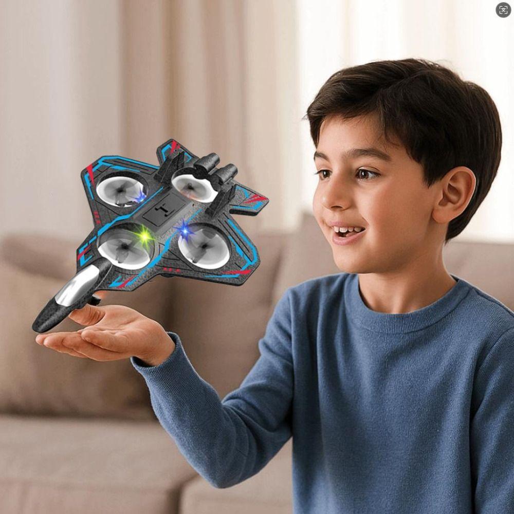 Gravity Sensing Remote Control Foam Fighter EPP Foam RC Hobby Jet Plane  Kids Gifts