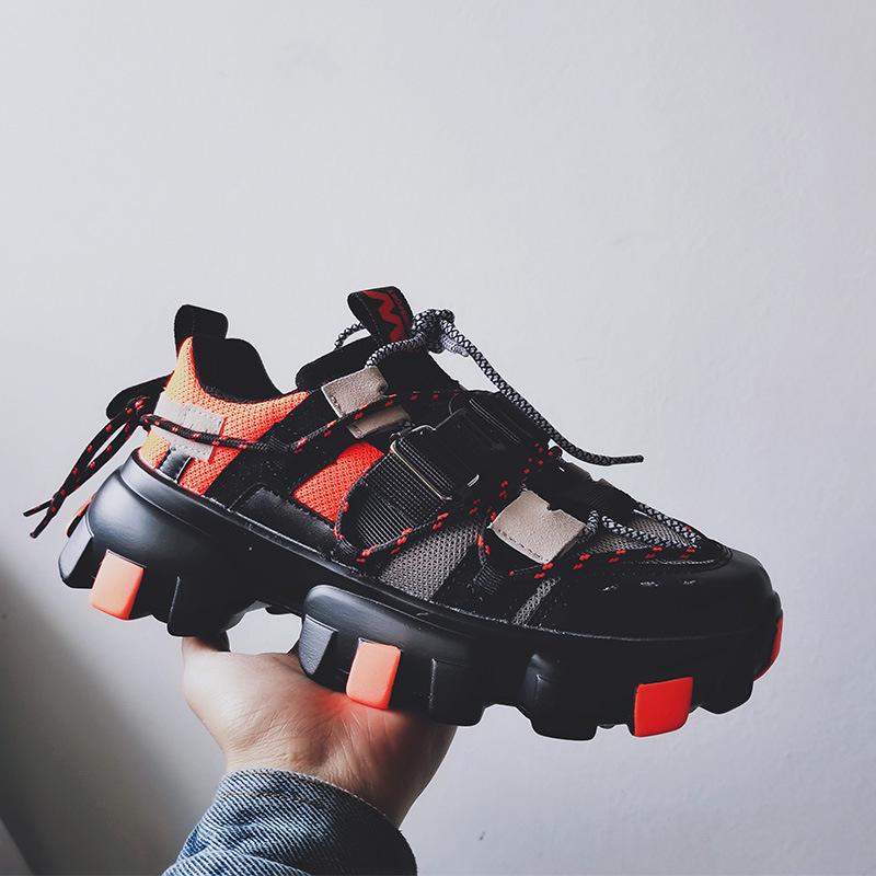 Quan Zhilong dad shoes Gangfeng high street ins raw mountain native function height increase running shoes