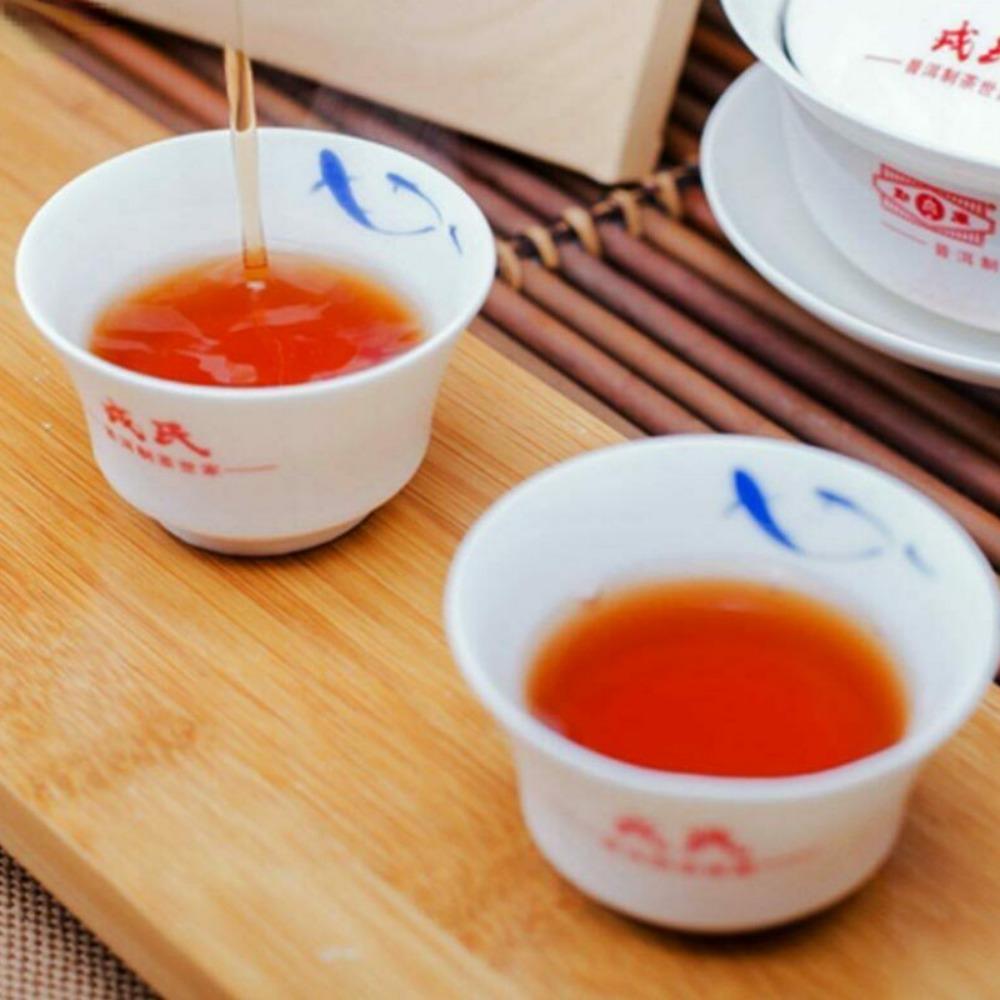 Mengku Rongshi 2014 Mu Ye Chun 3 Years Aged Ripe Pu-erh Tea Brick 100g