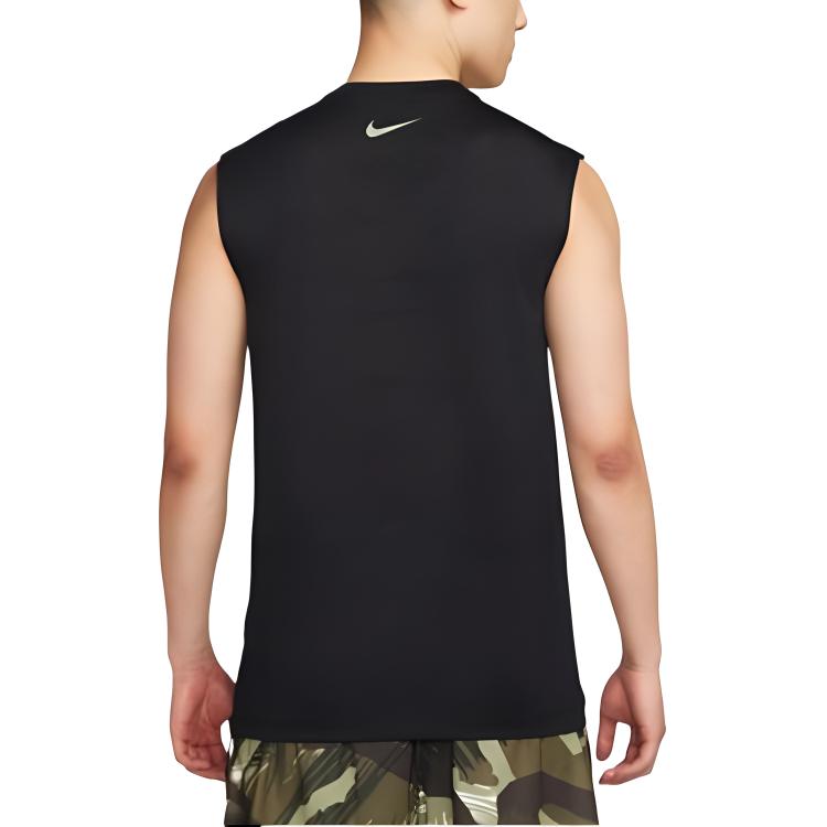 Nike Tank Tops Men's Black Crew Neck Moderate Other FJ2449-010