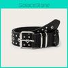 Fashionable Color Solid Star And Rivet Decor Women Casual Belt For Daily Use