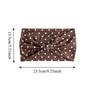 Hair Accessories Polka Dot Bow Headbands Large Polyester Women Wide Headwraps Elastic Retro Non Slip Hairband Yoga
