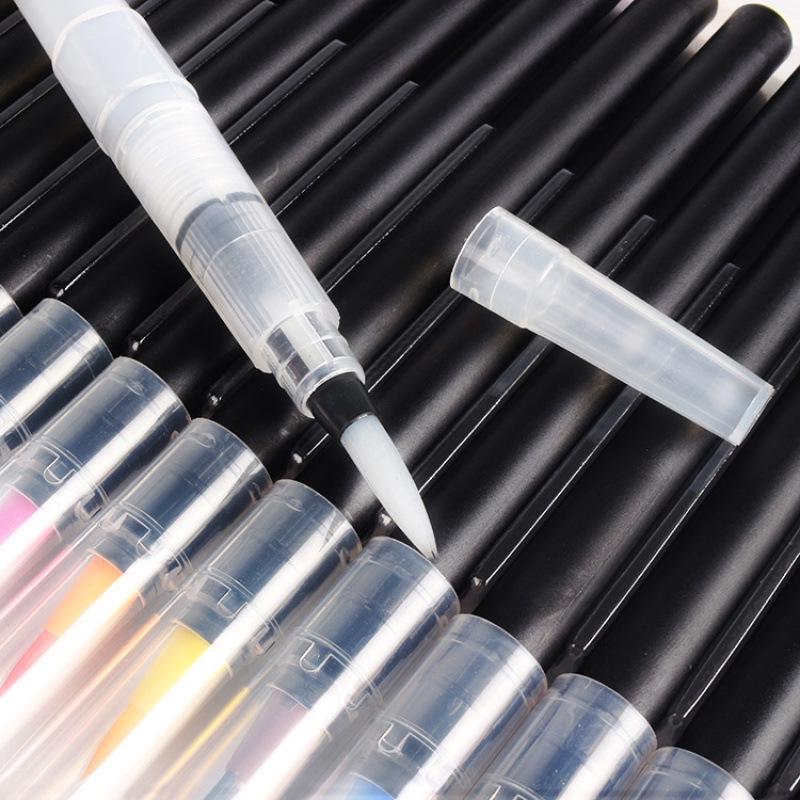 20-Color Soft Brush Watercolor and Calligraphy Pen Set for Manga and Hand-painting