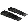 2 Pcs Car Ramps 3 Ton Low Entrance Plastic Curb Ramps With Anti Slip Surface Car Lift For Garage Workshop Cars Suvs Small Vans