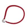 Ox Zodiac Bracelet Red Rope S925 Silver Ornament Woven Bracelet Accessory for Men Women