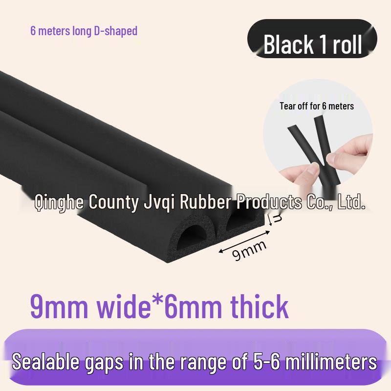 Diebstahlsicherer Schallisolierter Winddichter Tür- & Fensterdichtungsstreifen