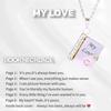 Titanium Steel Love Letter Pendant Necklace for Couples - Clavicle Chain for Girls.