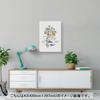 Art Panel Painting Decoration igsticker 420mm x 297mm A3 Photo Wall Hanging Wooden Frame Interior Stylish 019963 Animals South America Map