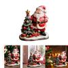 Halloween Resin Figurine Santa Claus And Christmas Tree Home Decor Gift For Holiday Festivities