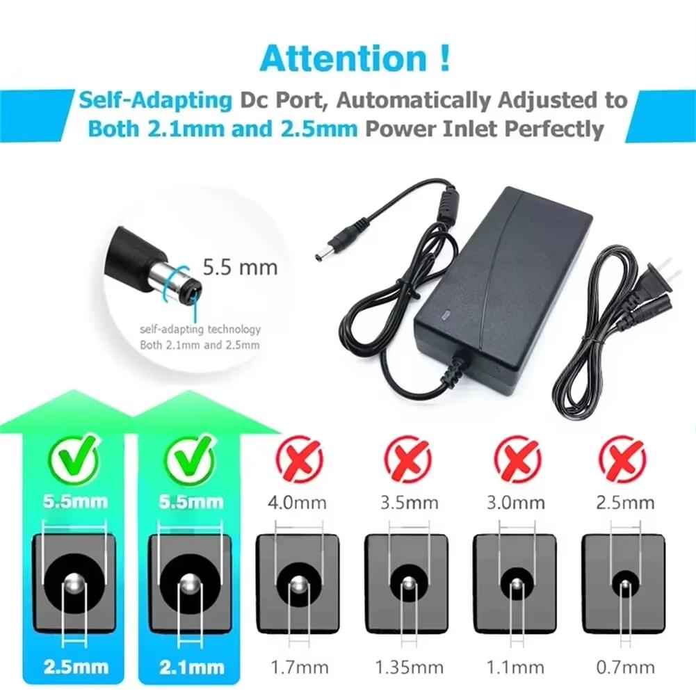 42V 2A Scooter Battery Charger Power Adapter For 36V Electric Bike M 365 Universally Electric Hoverboard Accessories for US Plug