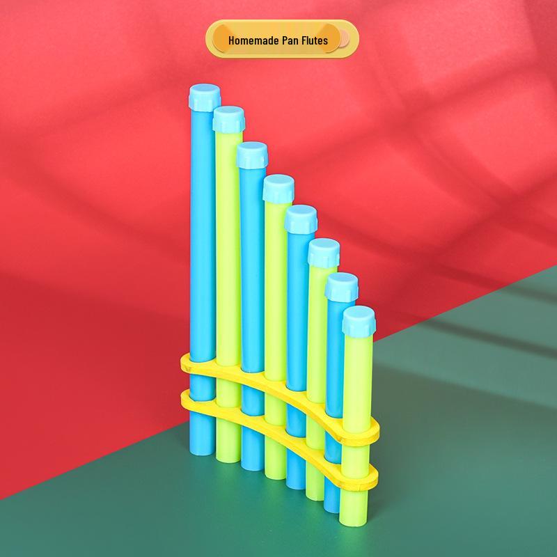 DIY Homemade Pan Flute: Handmade Musical Instrument for Kids Sound Experiment & Enlightenment