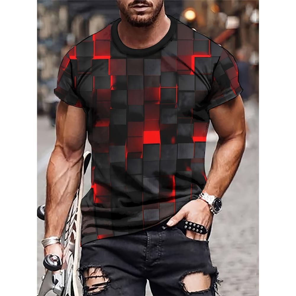 Printed clothes, short sleeved T-shirt, round neck T-shirt, casual outdoor T-shirt