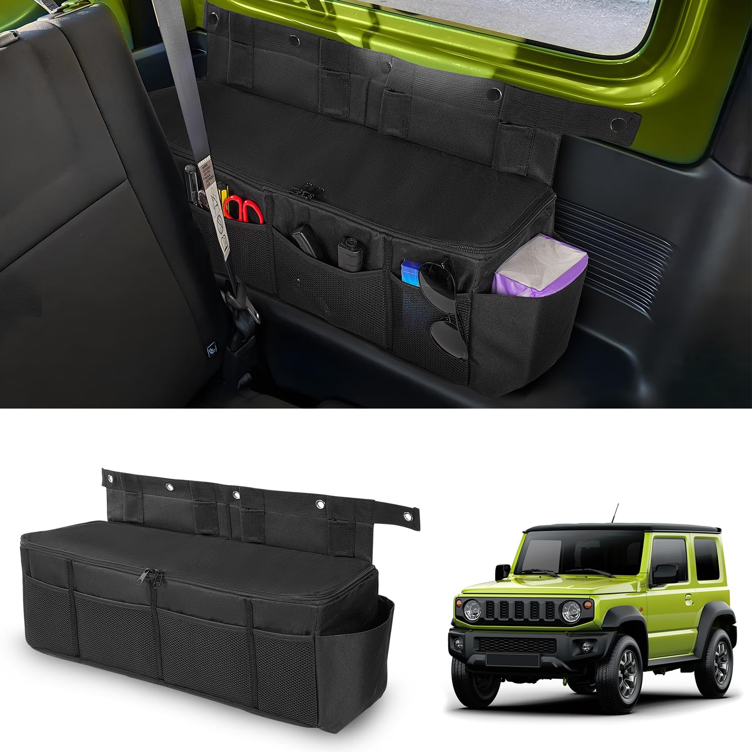 

Автомобильный органайзер для Jimny Jimny Sierra JB64W JB74W, подлокотник заднего сиденья, подголовник For passenger side-L красный