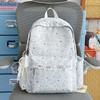 Schoolbag Korean Version Ins Wind Star Backpack Female Student Cute Large Capacity Schoolbag Junior High School Student Leisure Travel Backpack