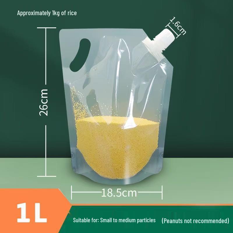 Large Grain Storage Bag with Spout Seal for Home Use