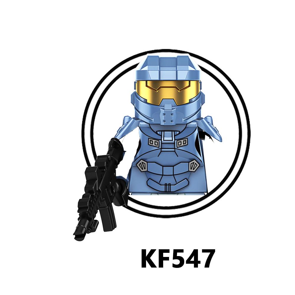 KF6043 Film Halo Våpen Soldat Byggeklosser Klosser Karakterfigurer Barn Samleleker