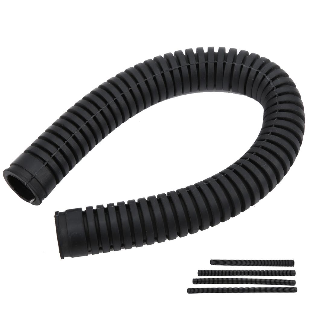 18in Rubber Scuba Diving Round Corrugated Inflator Exhaust Hose  Universal Dive Protection Charge Relief Pipe Diving Accessories