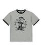WKNDRS Cat Ringer T-Shirt (M.Grey)