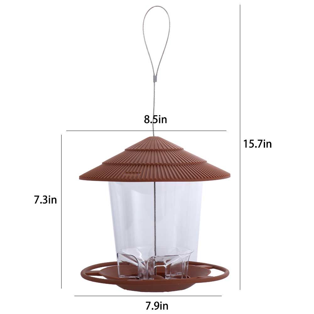 Hanging Waterproof Outdoor For Pet Flying Animal Feed Station Feeding Tool Food Container Bird Feeder Bird Supplies