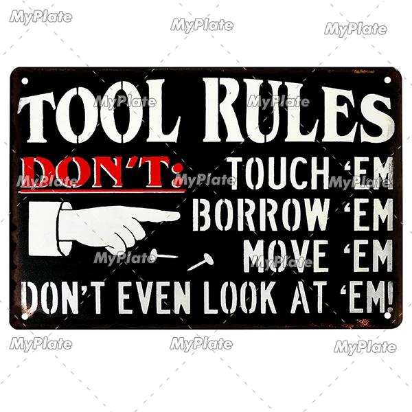 Hot Rod Garage Vintage Metal Sign Tin Sign Vintage  Decoration Plaque Home Wall Decor Bar Sign Home Decor Poster Drop Shipping