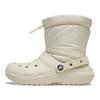 Crocs Classic Lined Neo Puff Boots 'Beige' Unisex White