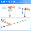 Campers Awning Opener Puller Reach Rod,21''-63'' Awning Pull Rod Tool for Canopies Telescopic Stainless Steel Rod