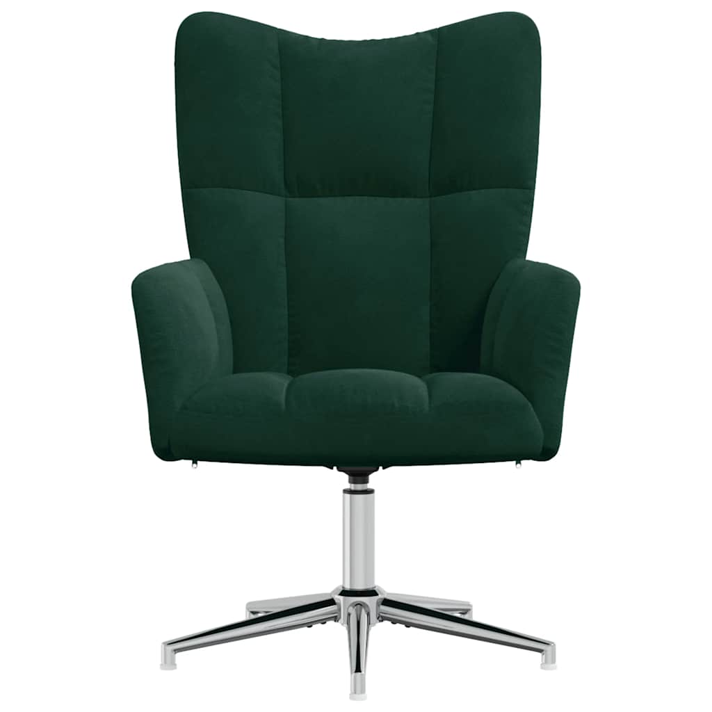 Relax Armchair Dark Green Velvet