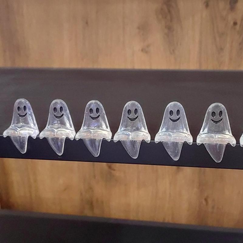 20PCS Halloween Decorative Specter Ornament For Themed Parties Plastic Crafting Easy Setups Tabletop Accent