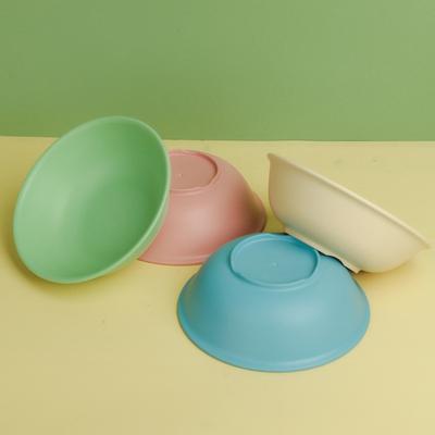 Ciotola Rotonda in Plastica di Paglia di Grano Domestica Ciotole per Riso, Ciotole per Zuppa e Ciotole per Riso Antigoccia per Bambini, Stoviglie da Tavola