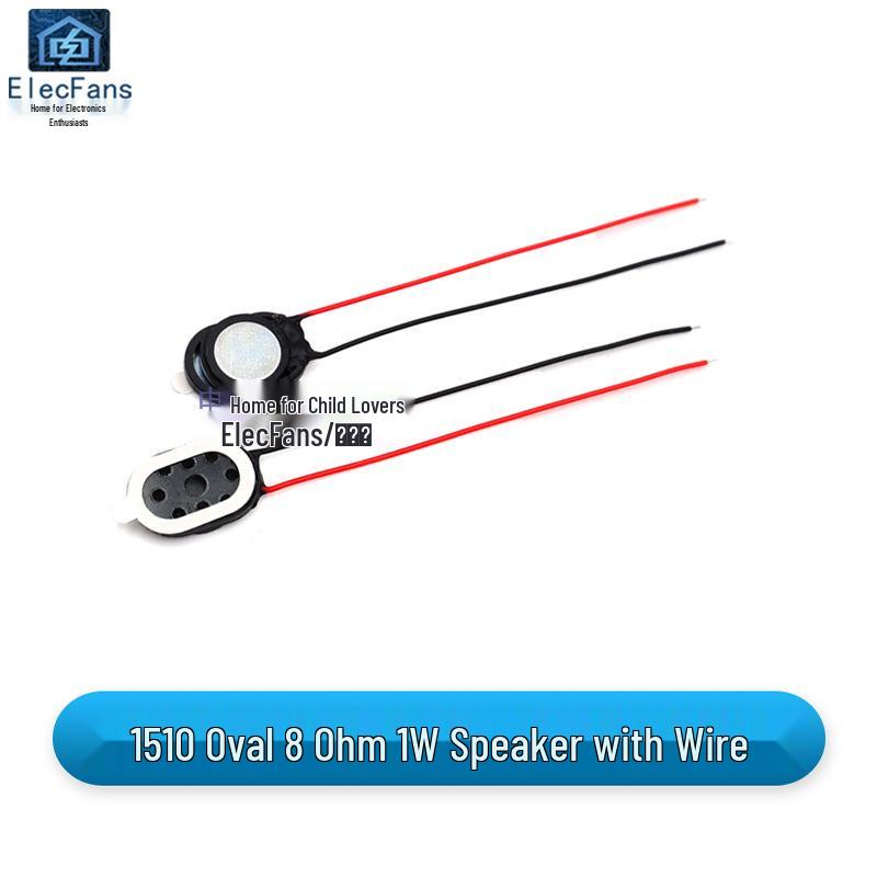 

Compact 8 Ohm, 1W Round Speaker Horn – 15mm, 18mm, 20mm Diameter (Models: 2014, 2030, 2415)