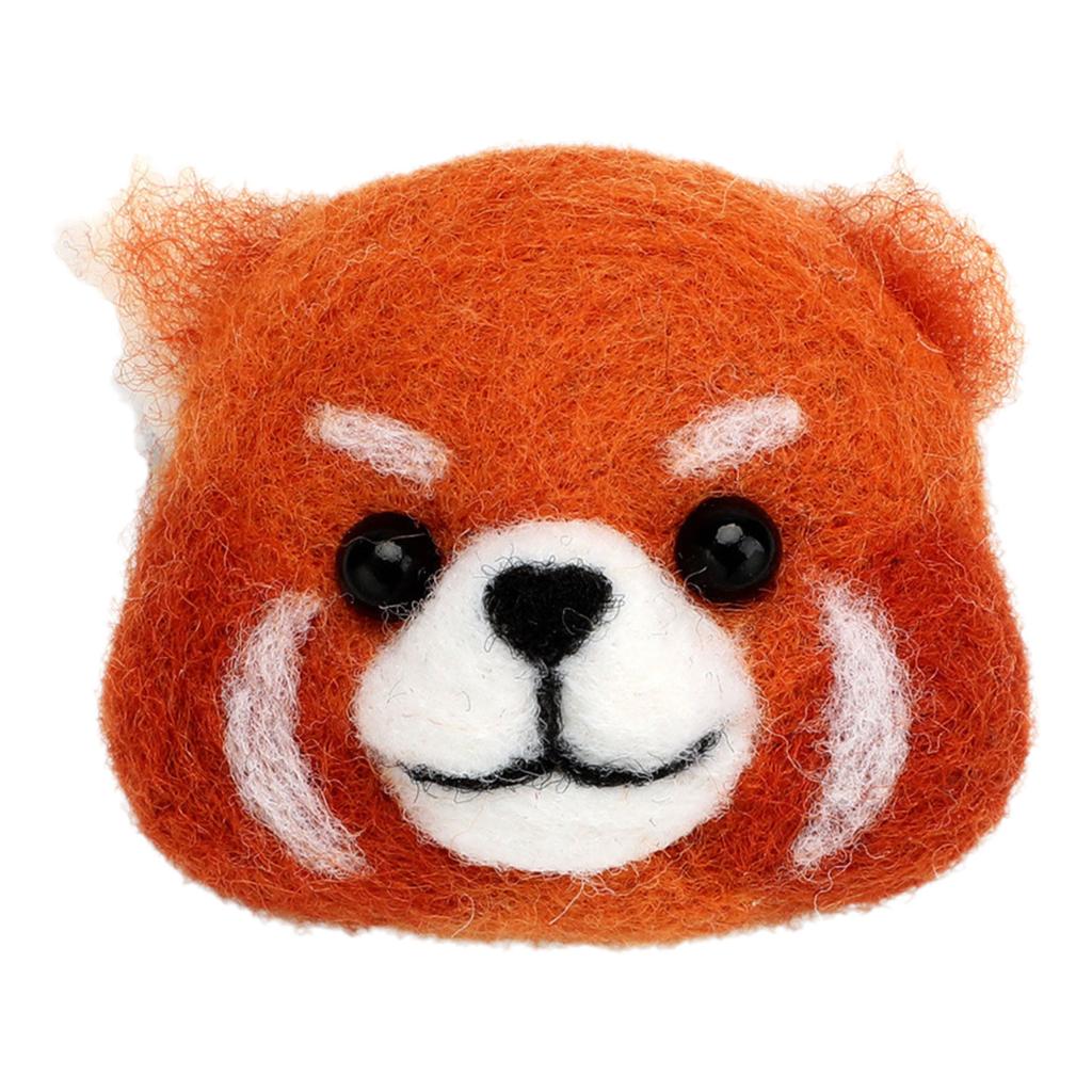 Needle Felting Kits Lovely Animal Brooch Wool Felting Needle Hobby Kits Needle Felting Starter Kits for Woman Girls
