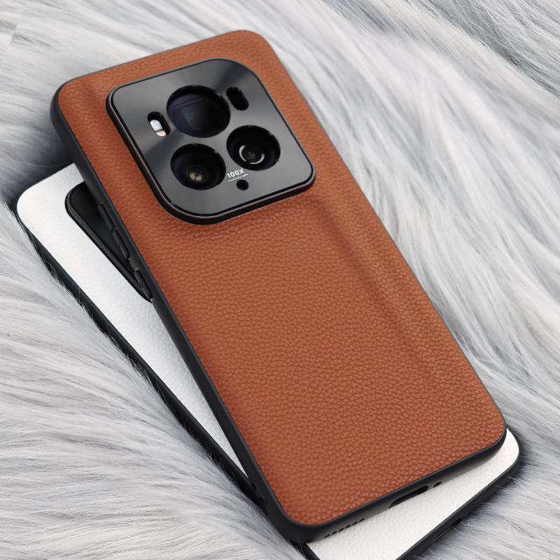 Honor Magic6 Ultimate Edition Metal Lens Ring Leather Cover