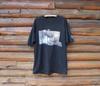 Vintage Moose Ontario Anglers & Hunters Black T-Shirt Adult Size XXL
