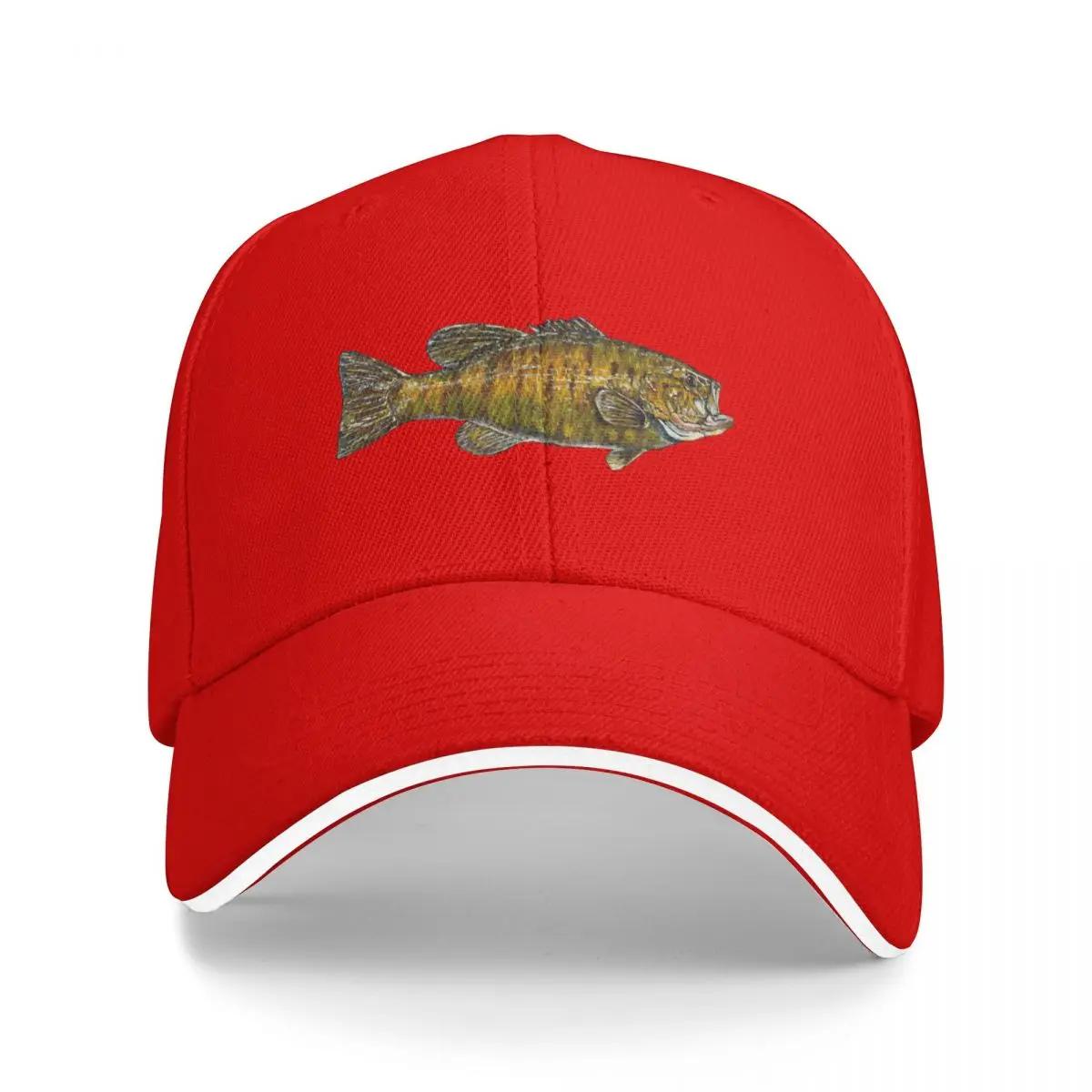 Smallmouth Bass Baseball Cap funny hat Unisex hat Hat Baseball Cap For Women Unisexs