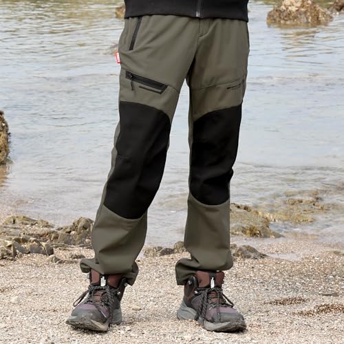 Dress Warm Tactical Pants AIRBORNE Black, Size L, Fishing, Warm, Cold-Proof, Windproof, Down Pants, Plus Sizes, Fishing Wear, Down Pants